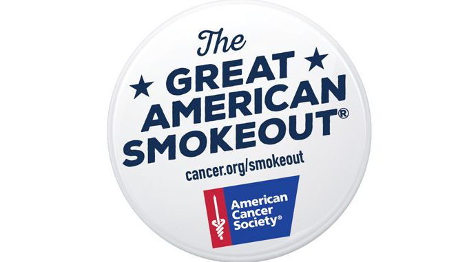 Logo for the Great American Smokeout event held by the American Cancer Society